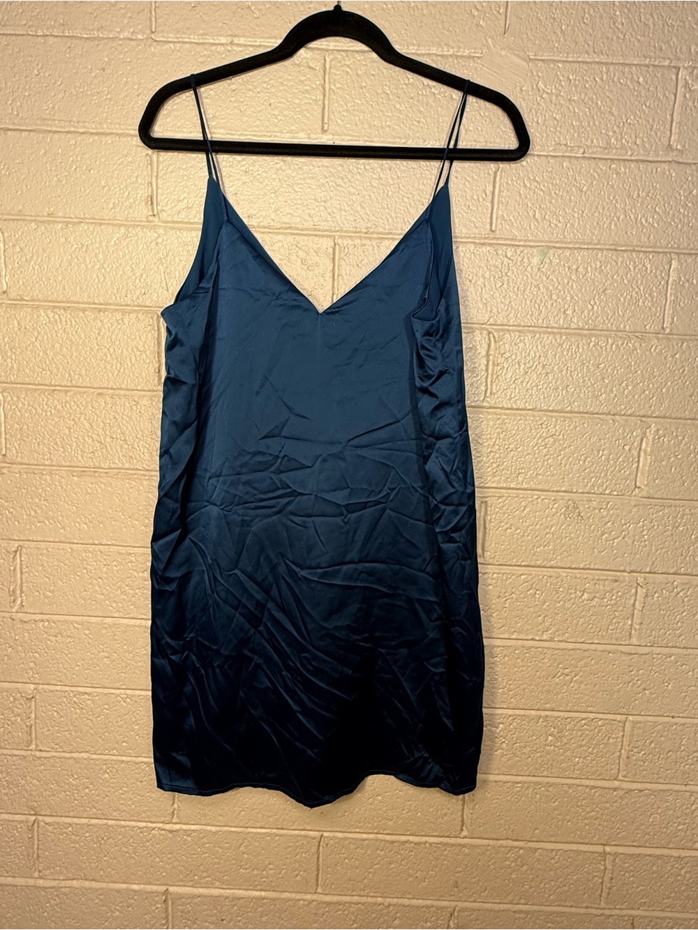 Lulus Silky Navy Slip Dress - Women Intimates & Sleepwear